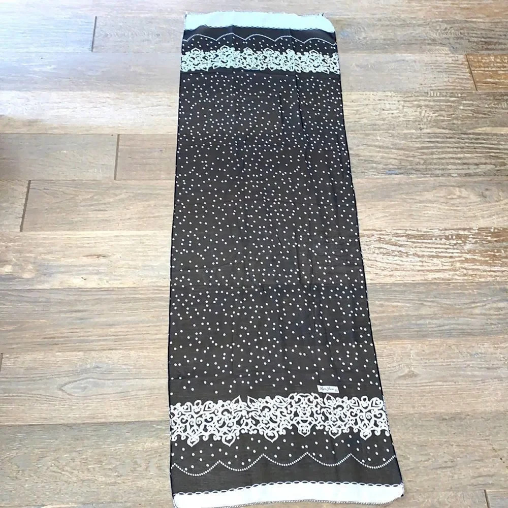 Polka dot scarf